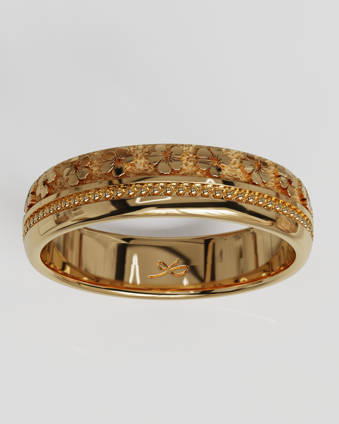 Argolla Tropi oro rosa 18K