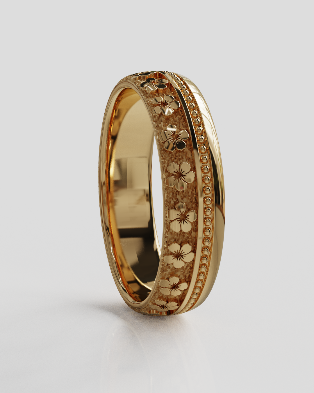 Argolla Tropi oro rosa 18K