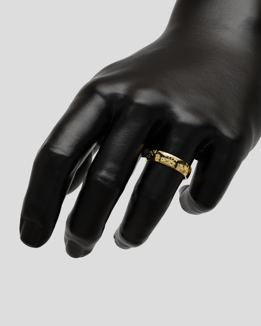 Argolla Branch oro amarillo 18K