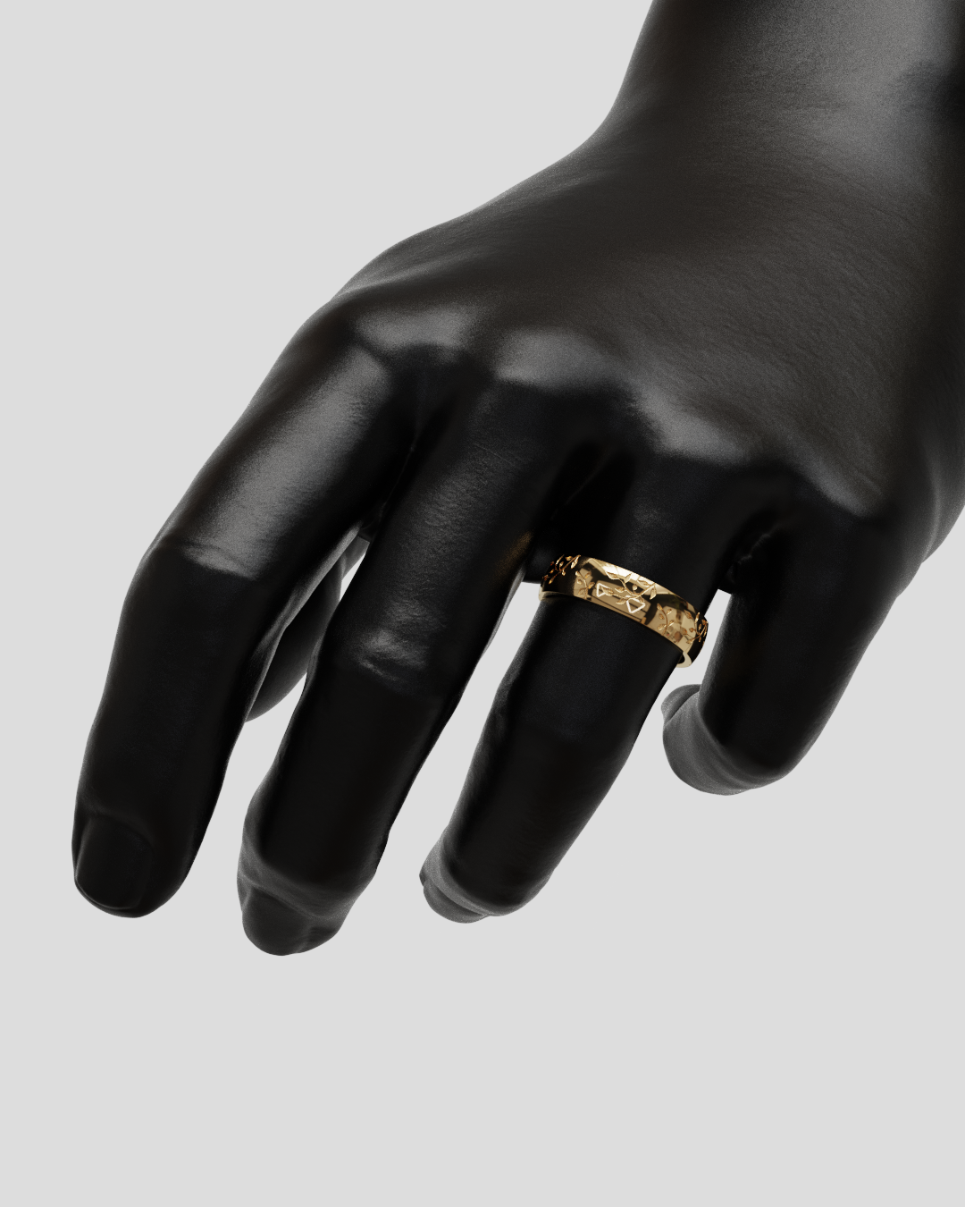 Argolla Branch oro rosa 18K