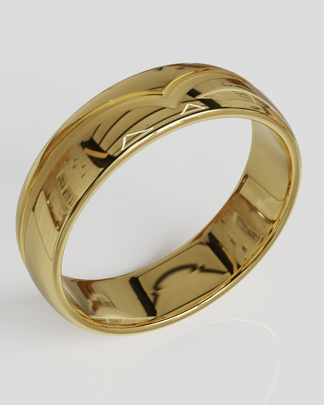 Argolla Horizon oro amarillo 18K
