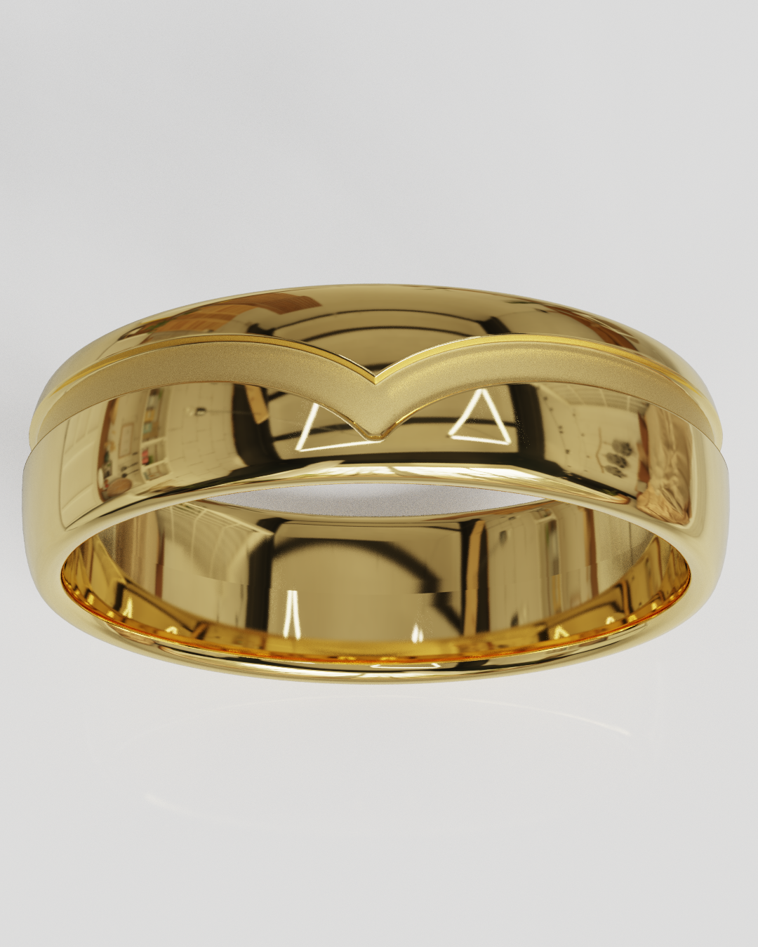 Argolla Horizon oro amarillo 18K