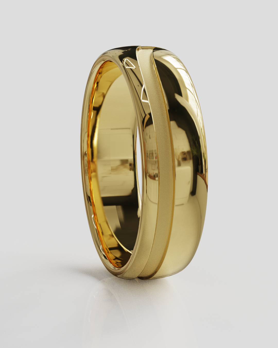Argolla Horizon oro amarillo 18K