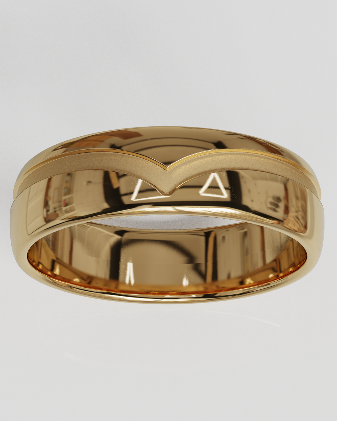 Argolla Horizon oro rosa 18K