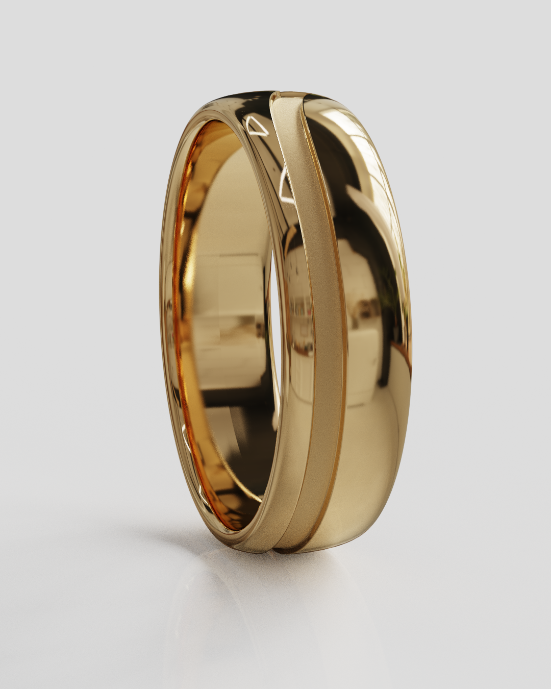 Argolla Horizon oro rosa 18K