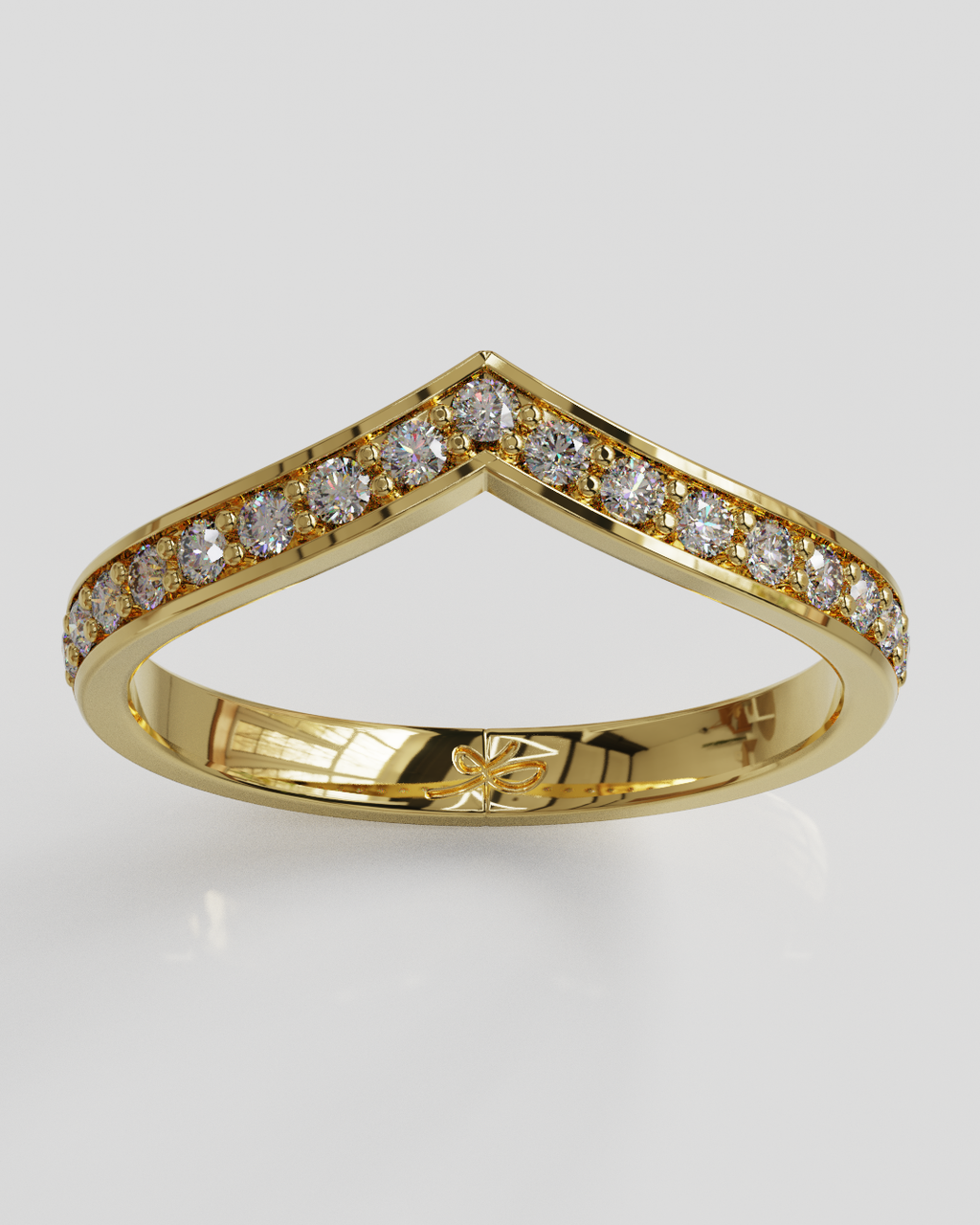 Argolla Horizon Glow oro amarillo 18K