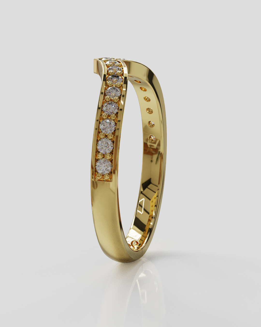 Argolla Horizon Glow oro amarillo 18K 15%OFF