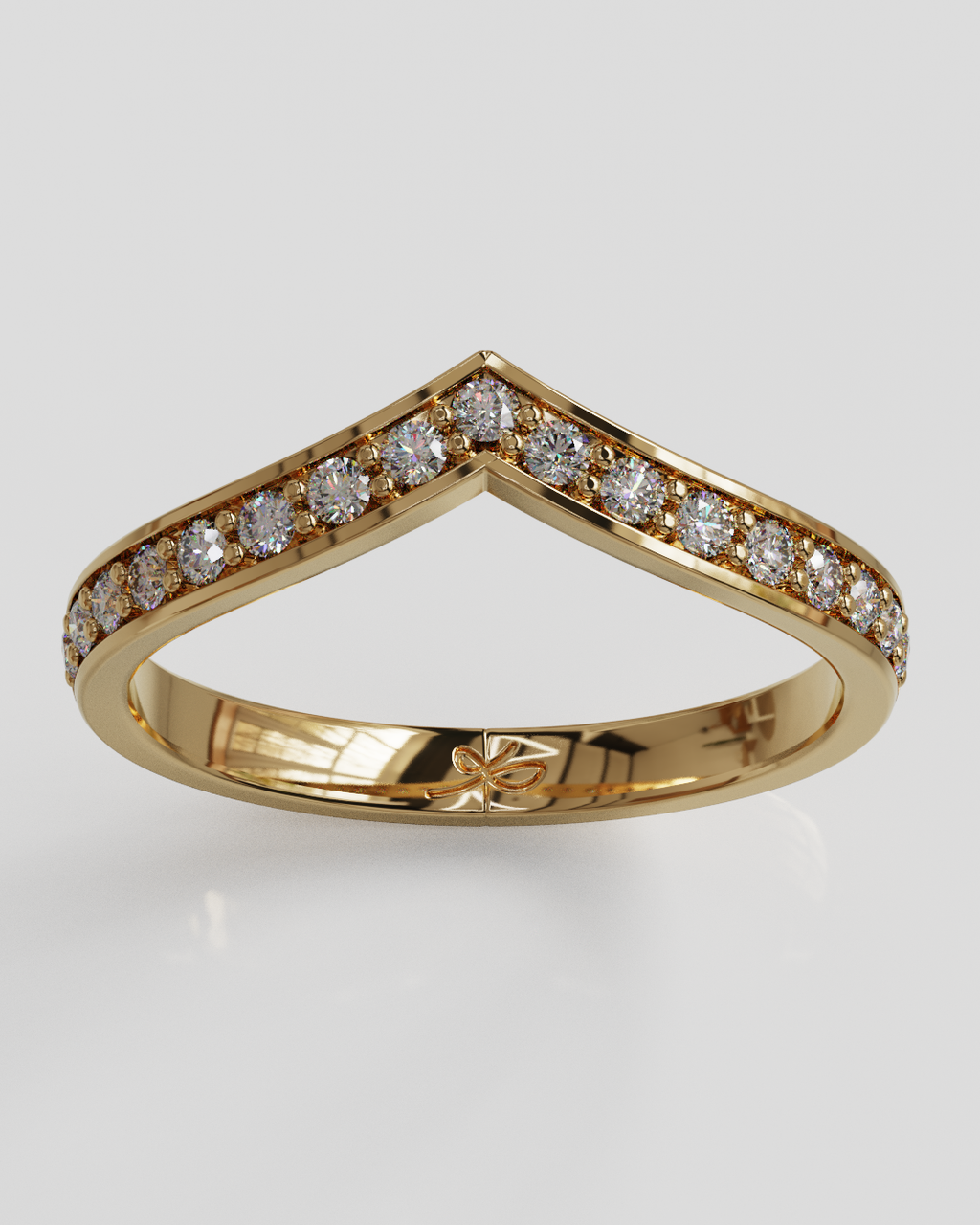 Argolla Horizon Glow oro rosa 18K