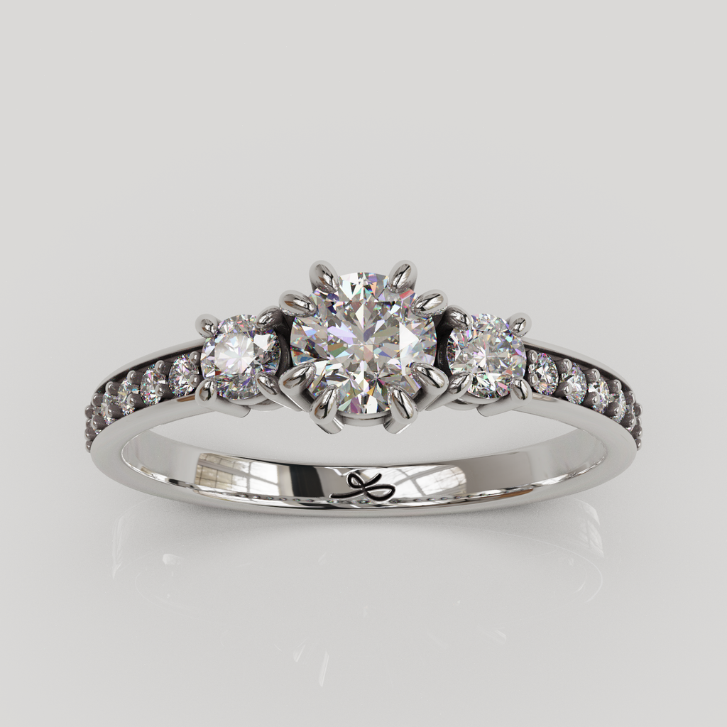 Anillo Tresillo Infinity plata