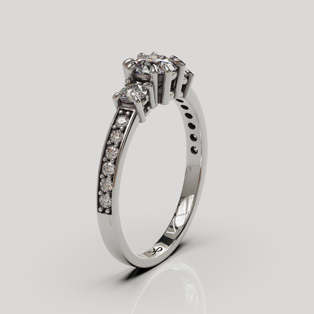 Anillo Tresillo Infinity plata