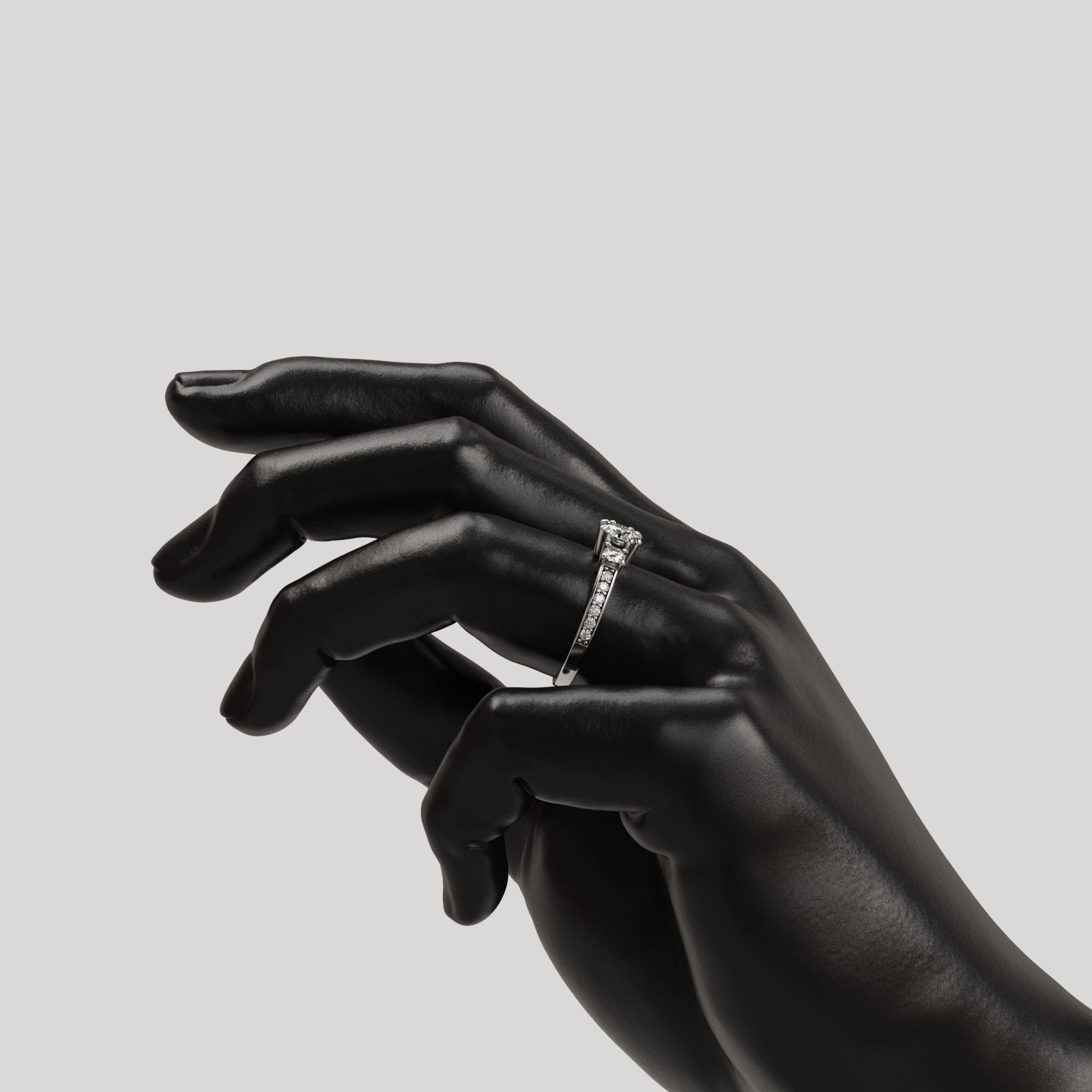 Anillo Tresillo Infinity plata