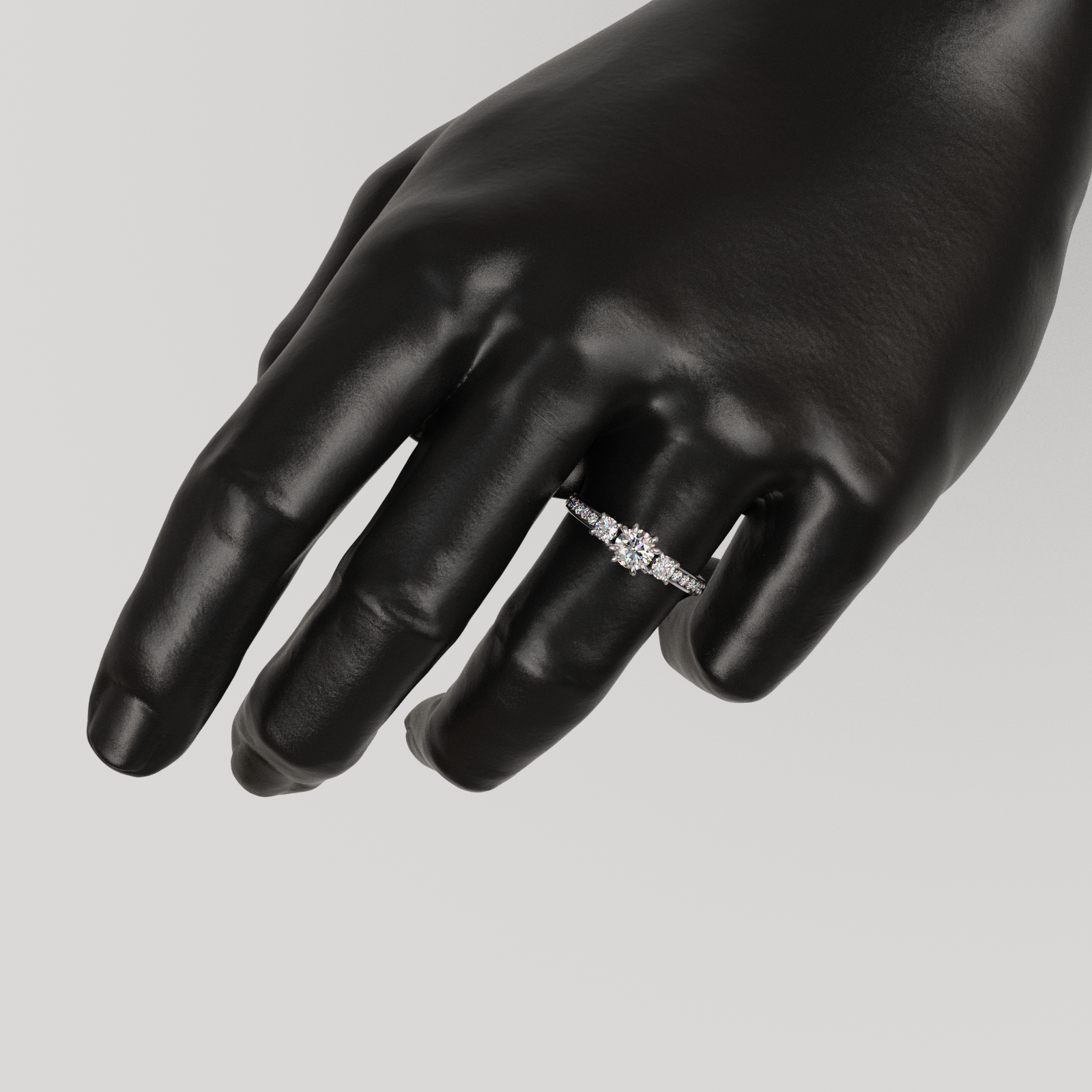 Anillo Tresillo Infinity plata