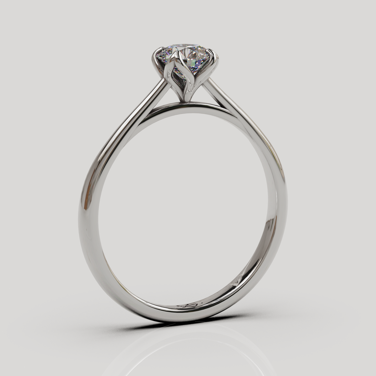 Anillo Tulipa plata