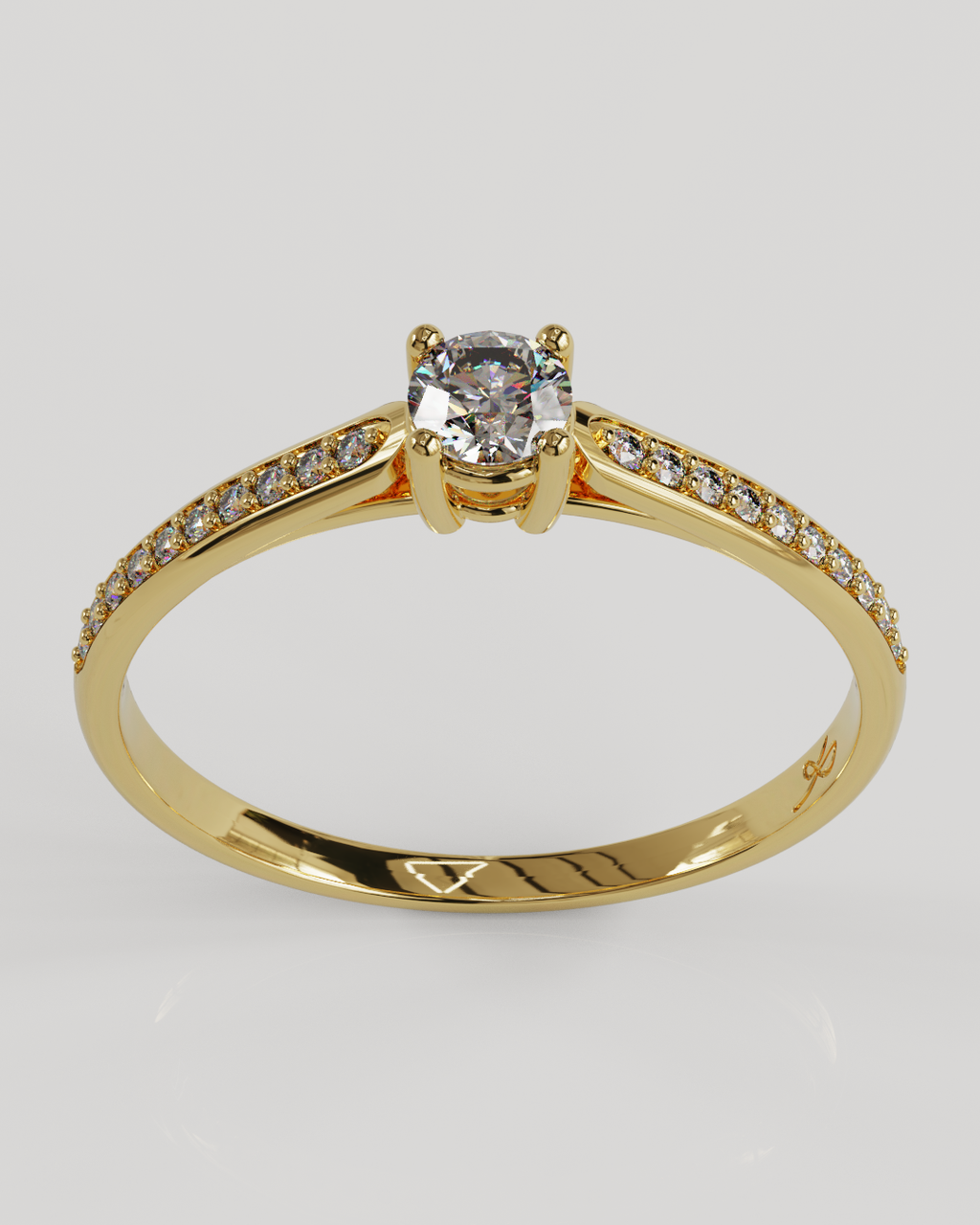 Anillo Firefly oro amarillo 18K