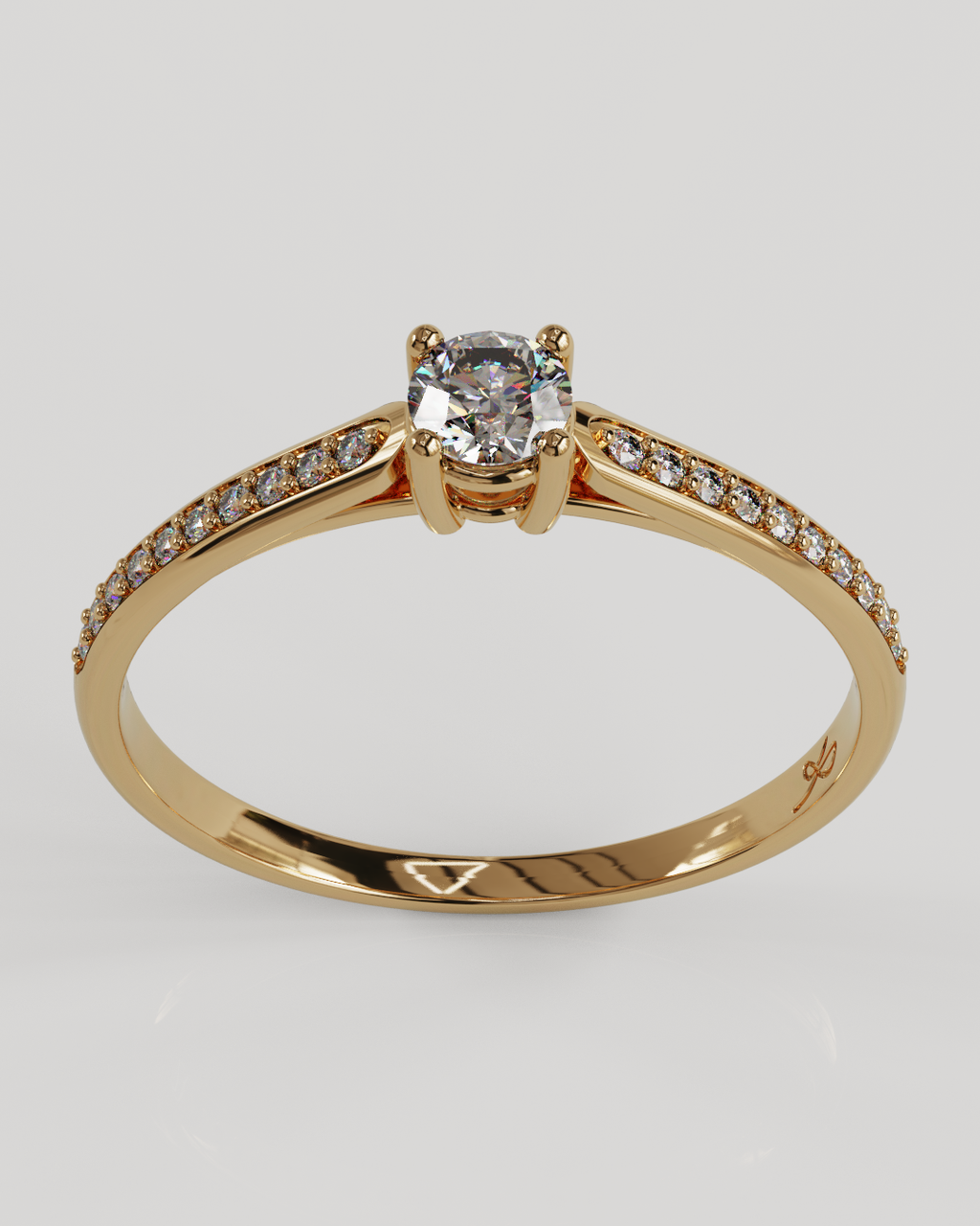 Anillo Firefly oro rosa 18K