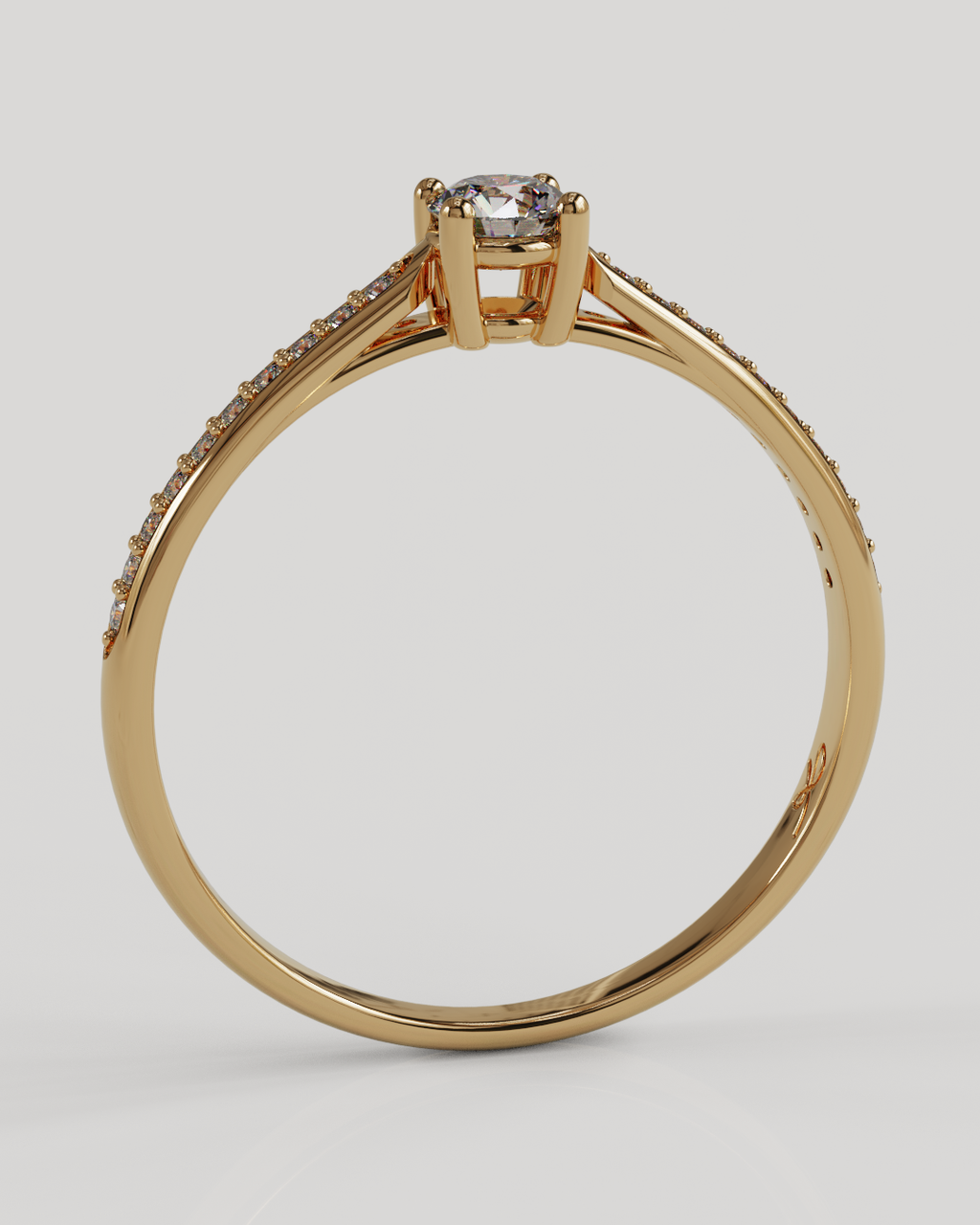 Anillo Firefly oro rosa 18K