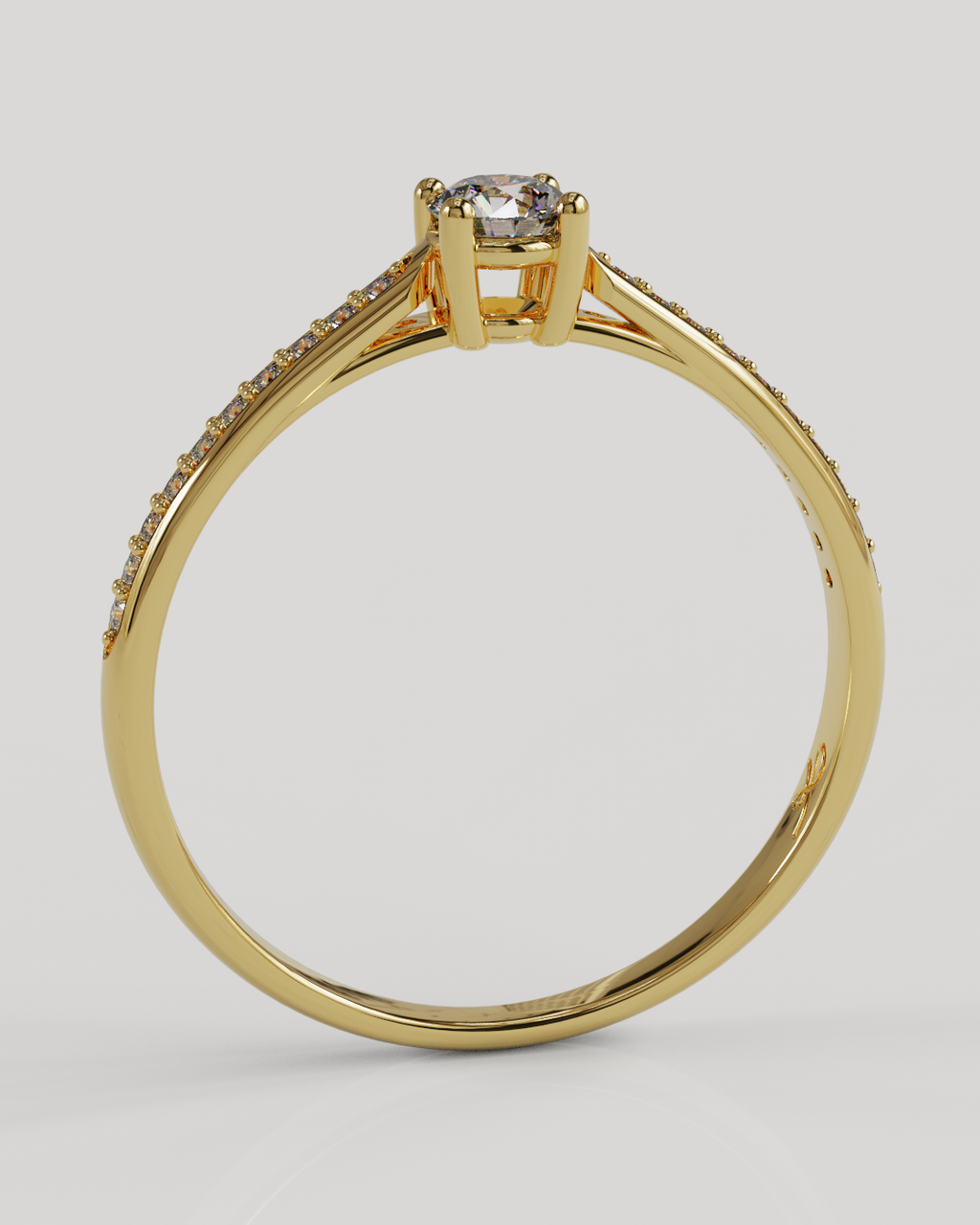 Anillo Firefly oro amarillo 18K