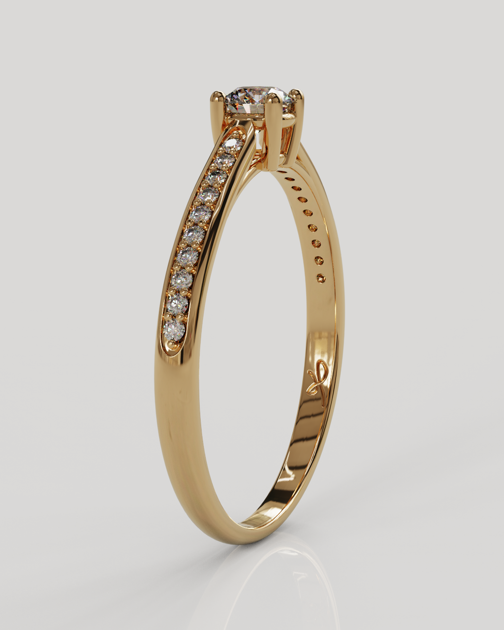 Anillo Firefly oro rosa 18K