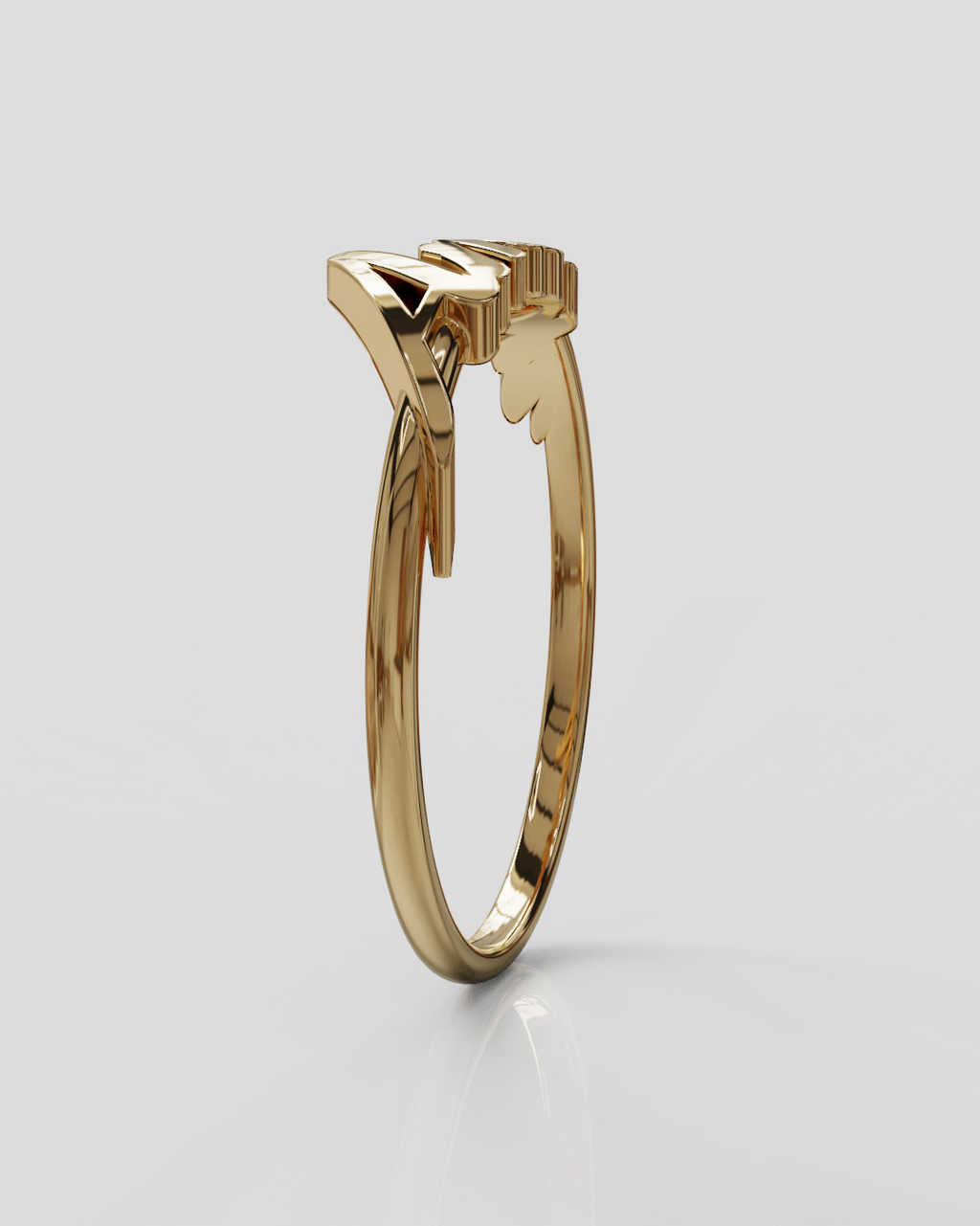 Anillo Amor oro rosa 18K