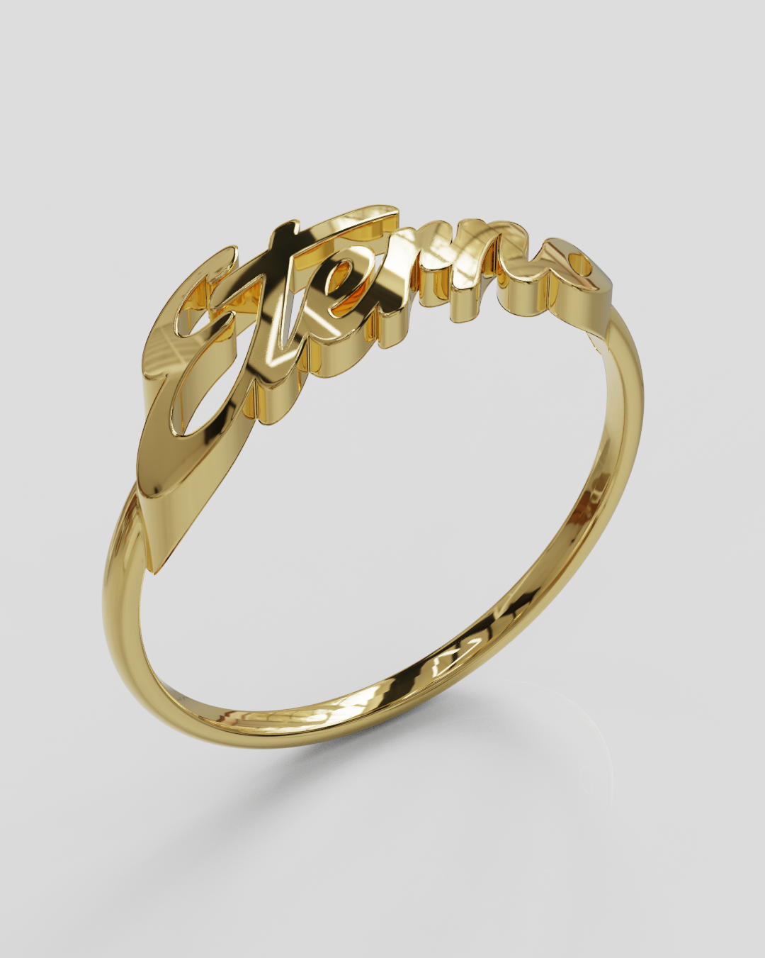 Anillo Eterno oro amarillo 18K