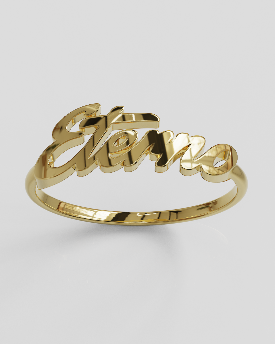 Anillo Eterno oro amarillo 18K