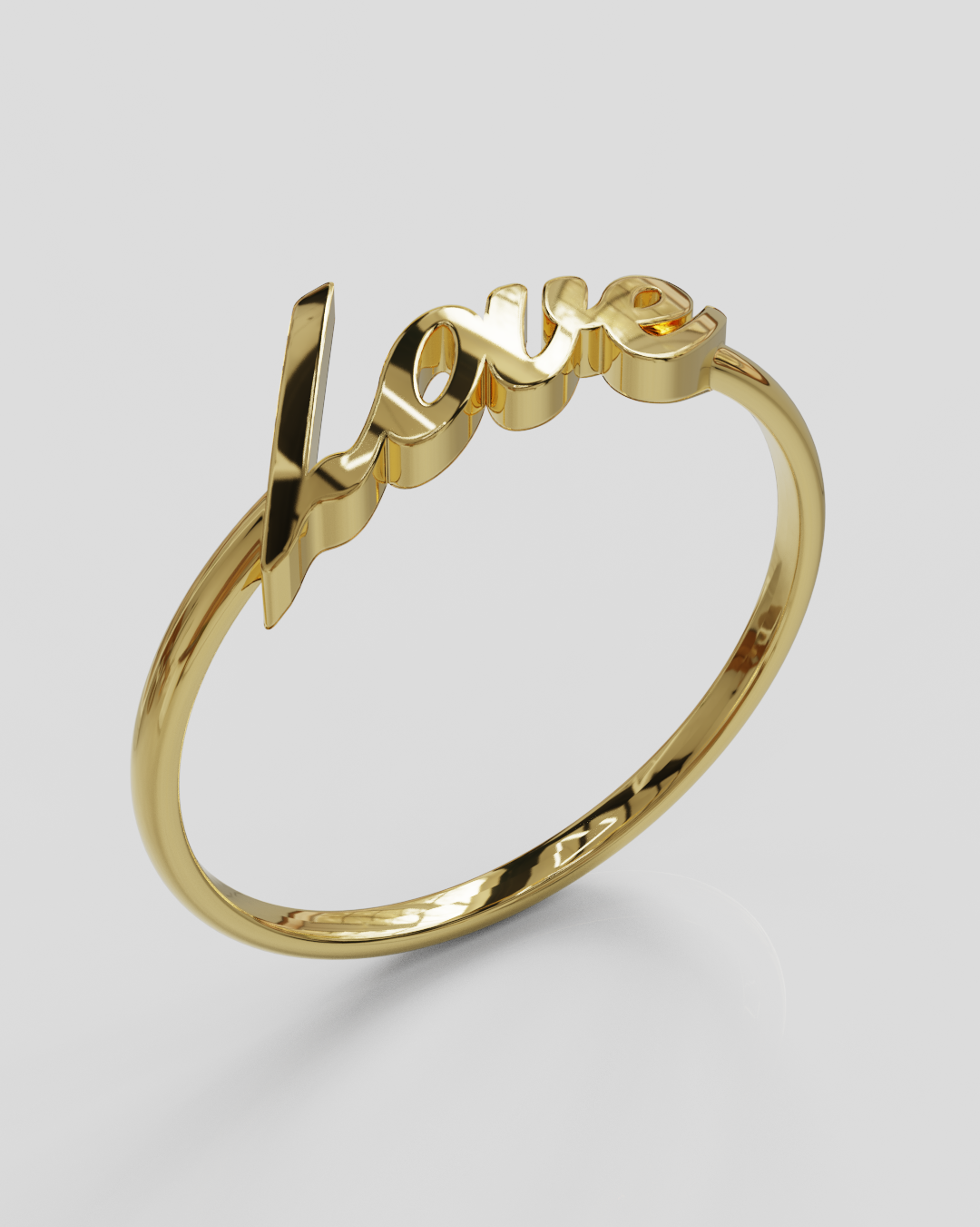 Anillo Love oro amarillo 18K 15%OFF