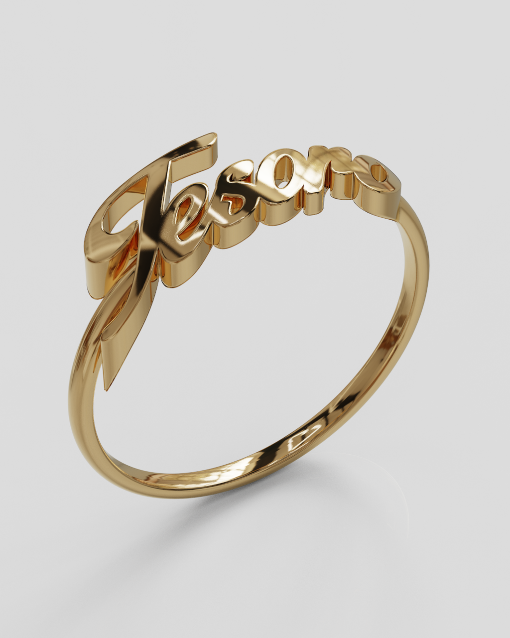 Anillo Tesoro oro rosa 18K