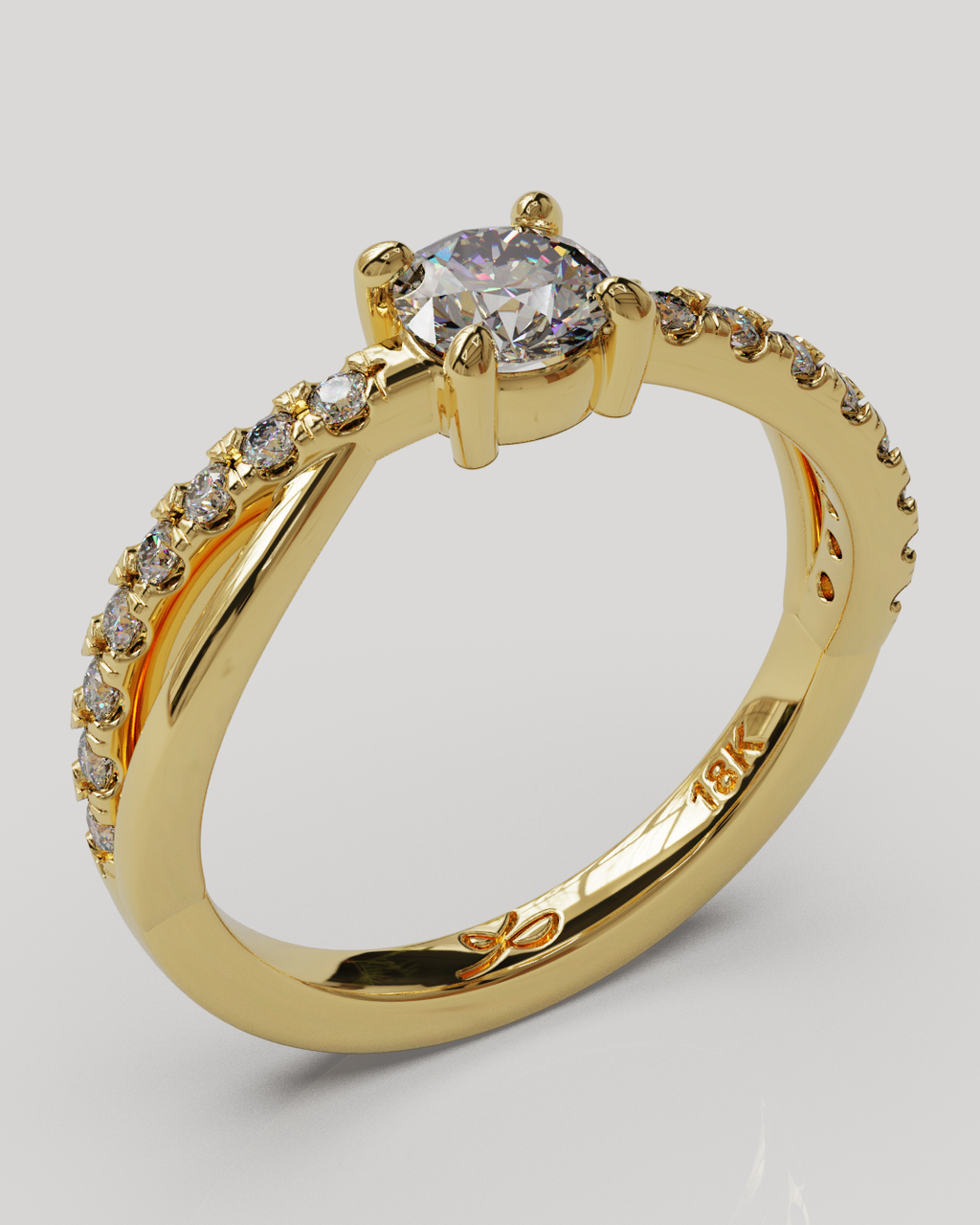 Anillo Molly oro amarillo 18K