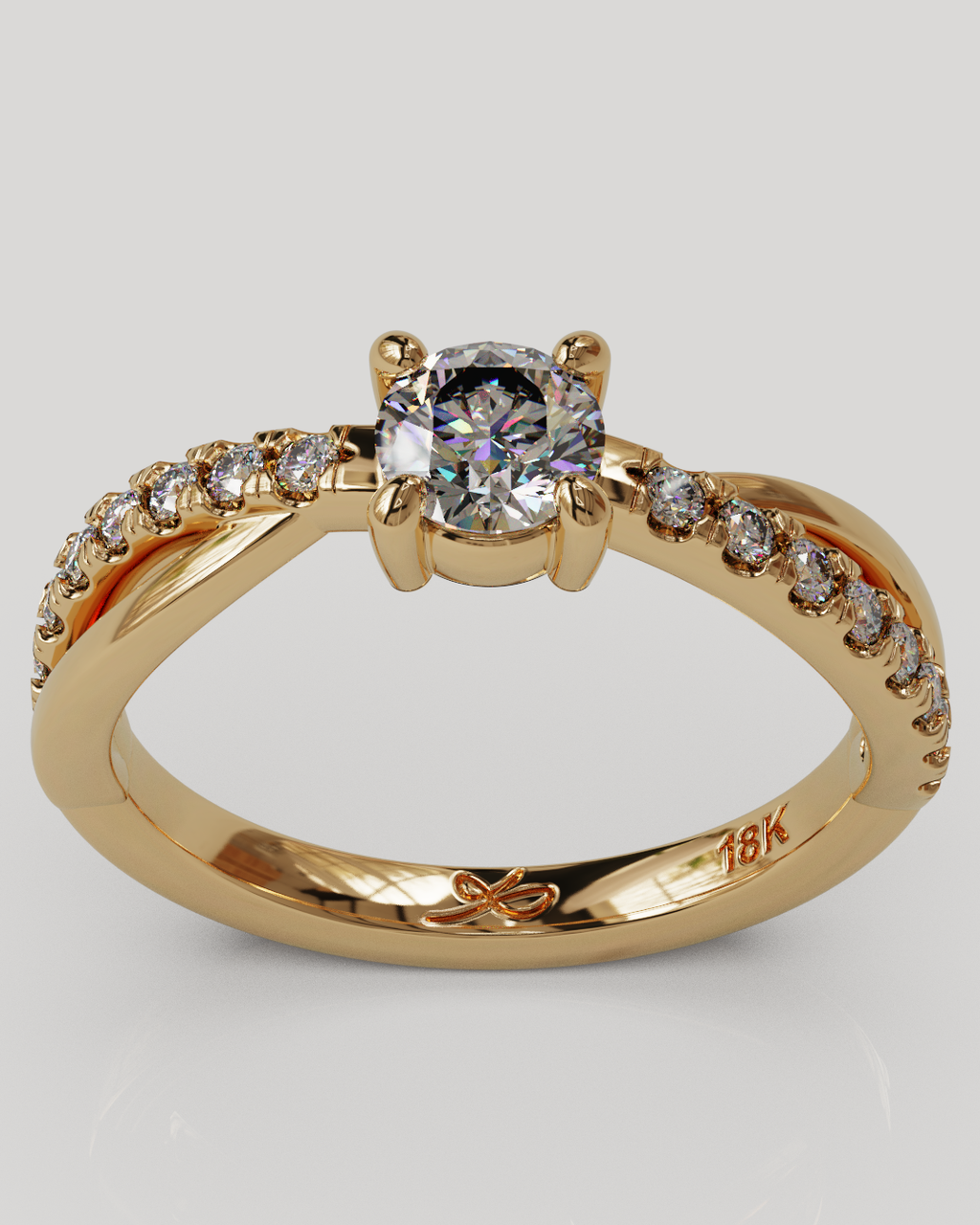 Anillo Molly oro rosado 18K