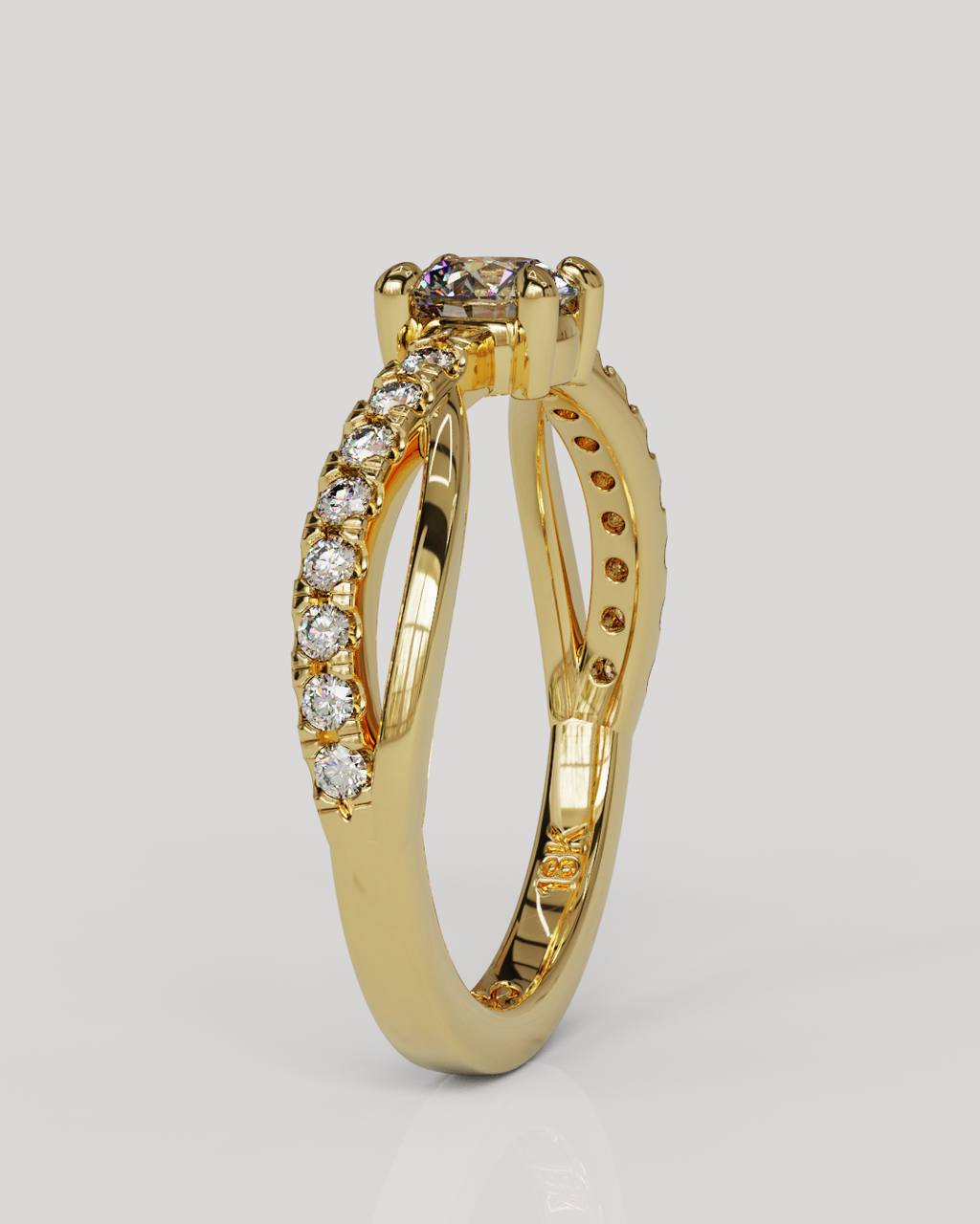 Anillo Molly oro amarillo 18K