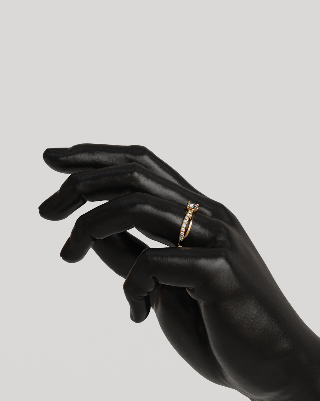Anillo Molly oro rosado 18K