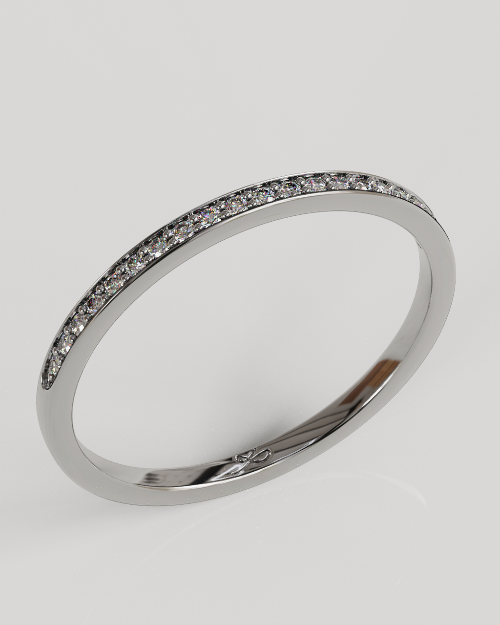 Anillo Ray oro blanco 18K