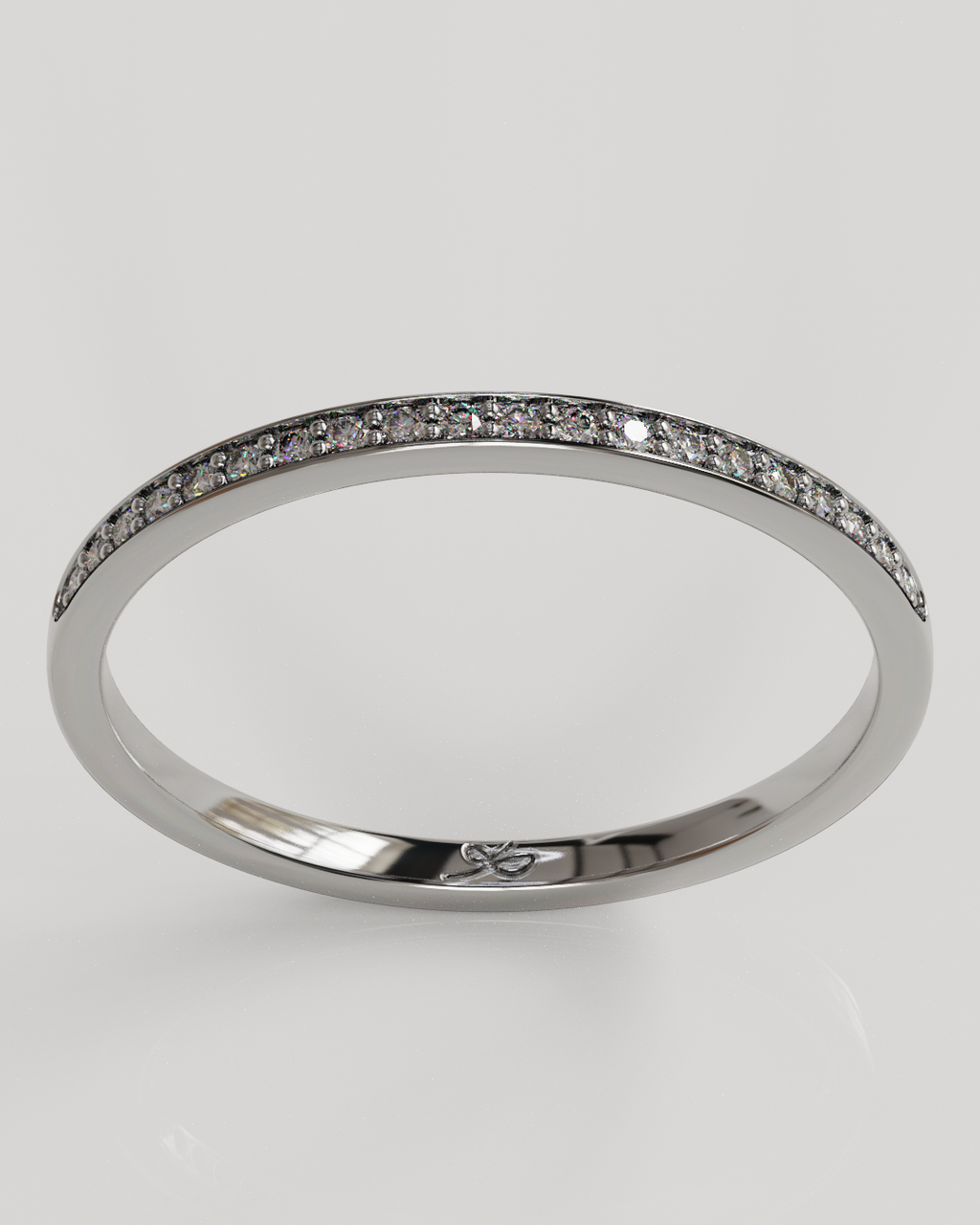 Anillo Ray oro blanco 18K