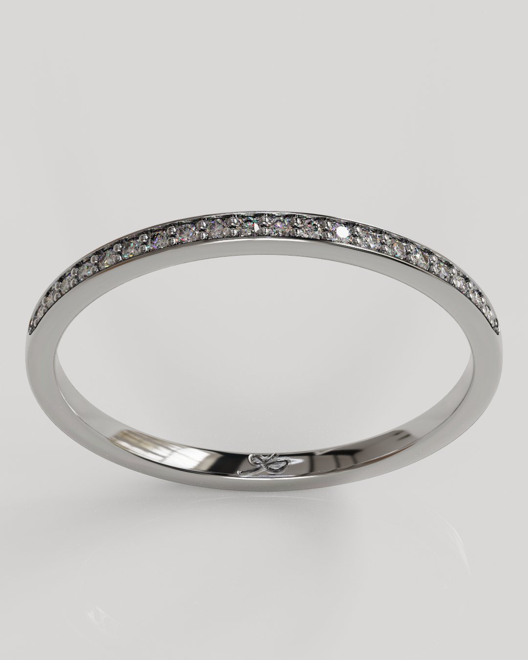 Anillo Ray oro blanco 18K