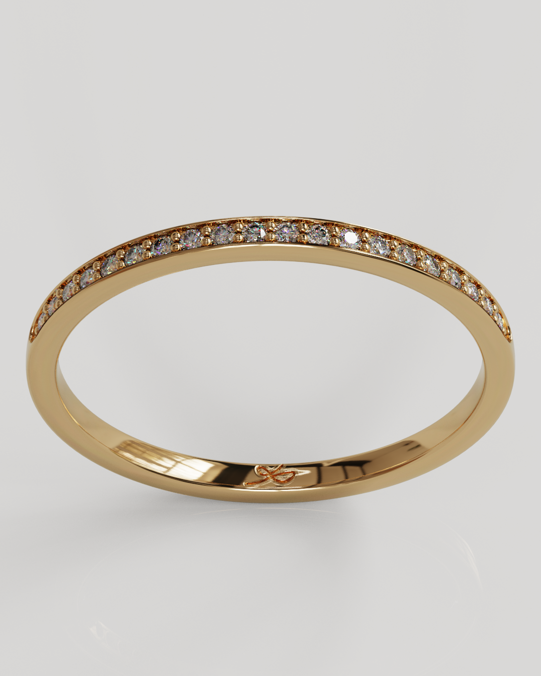 Anillo Ray oro rosado 18K