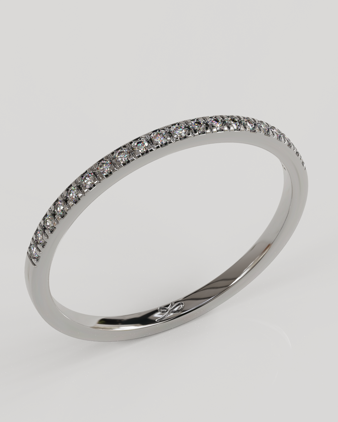Anillo Gleam oro blanco 18K