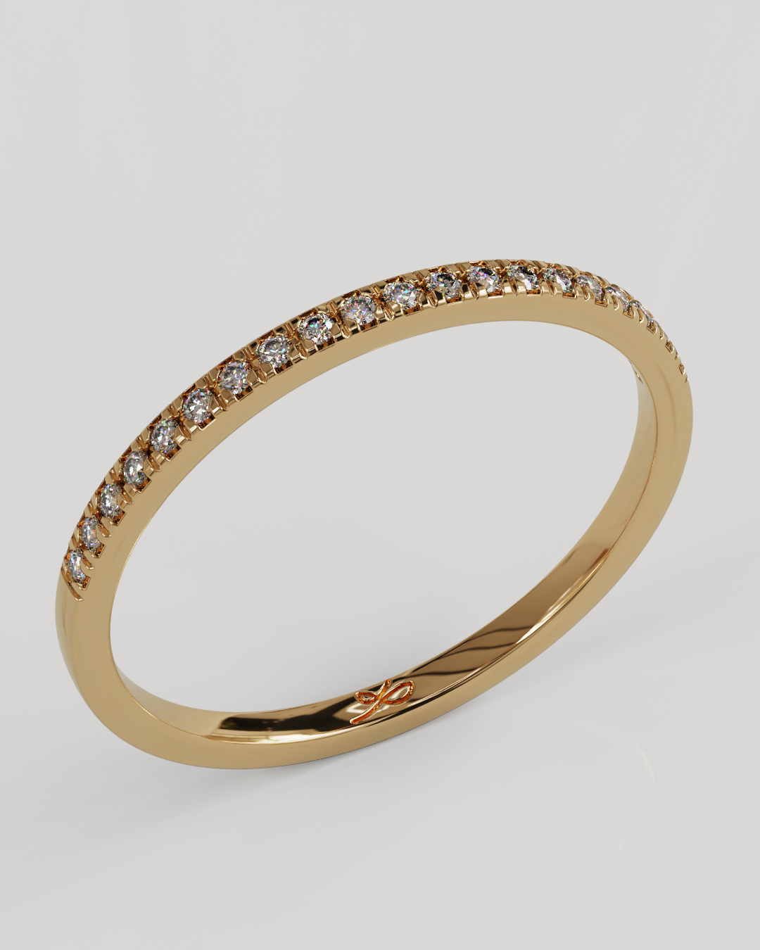 Anillo Gleam oro rosado 18K