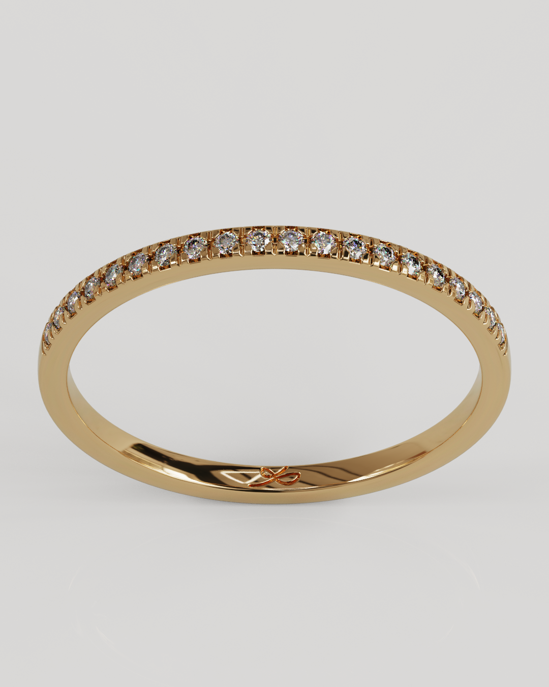 Anillo Gleam oro rosado 18K