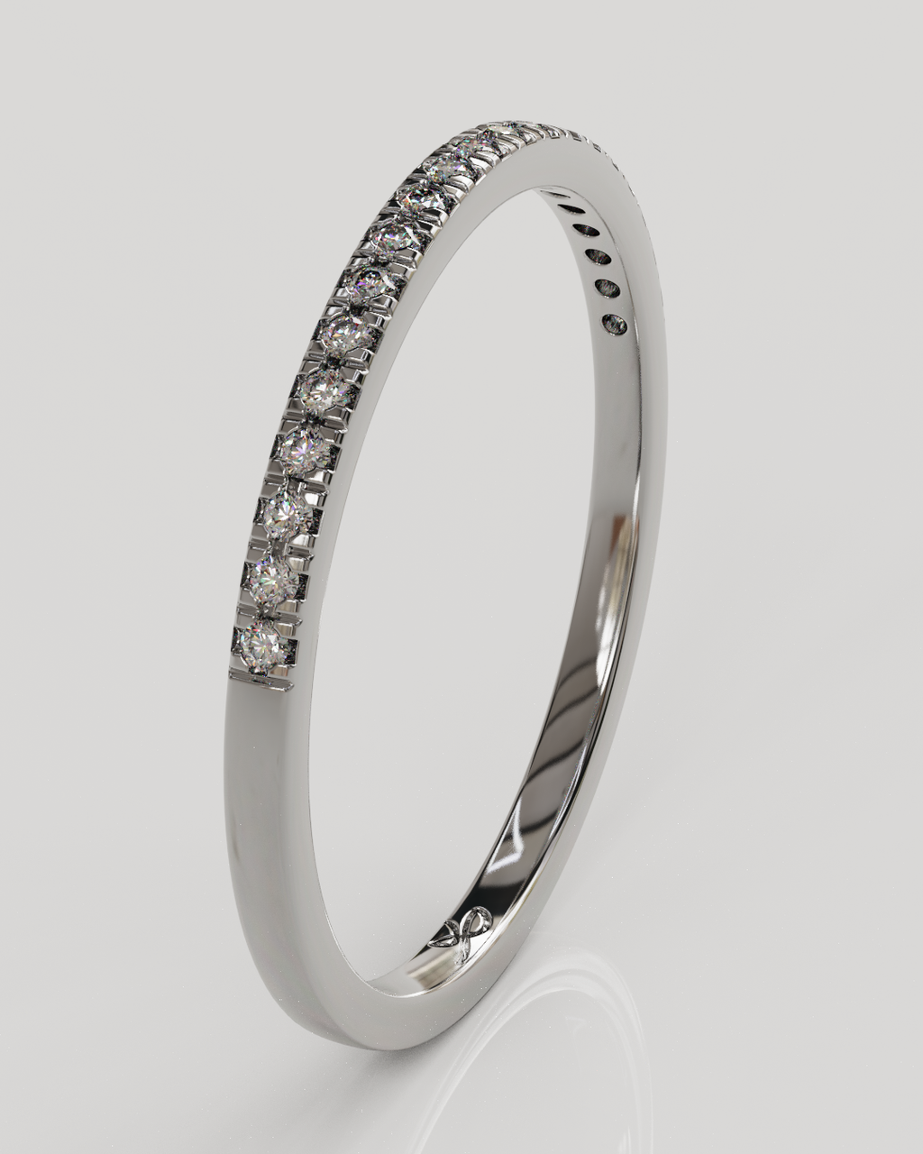 Anillo Gleam oro blanco 18K