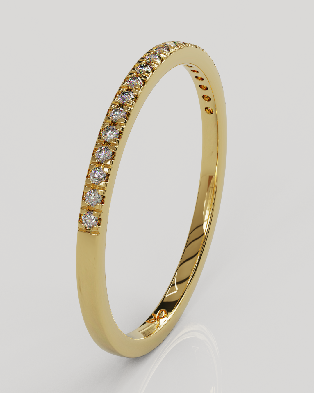 Anillo Gleam oro amarillo 18K