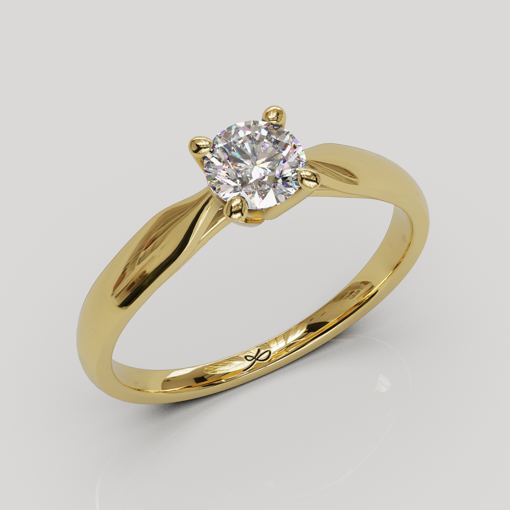 Anillo de compromiso soltiario Ziren