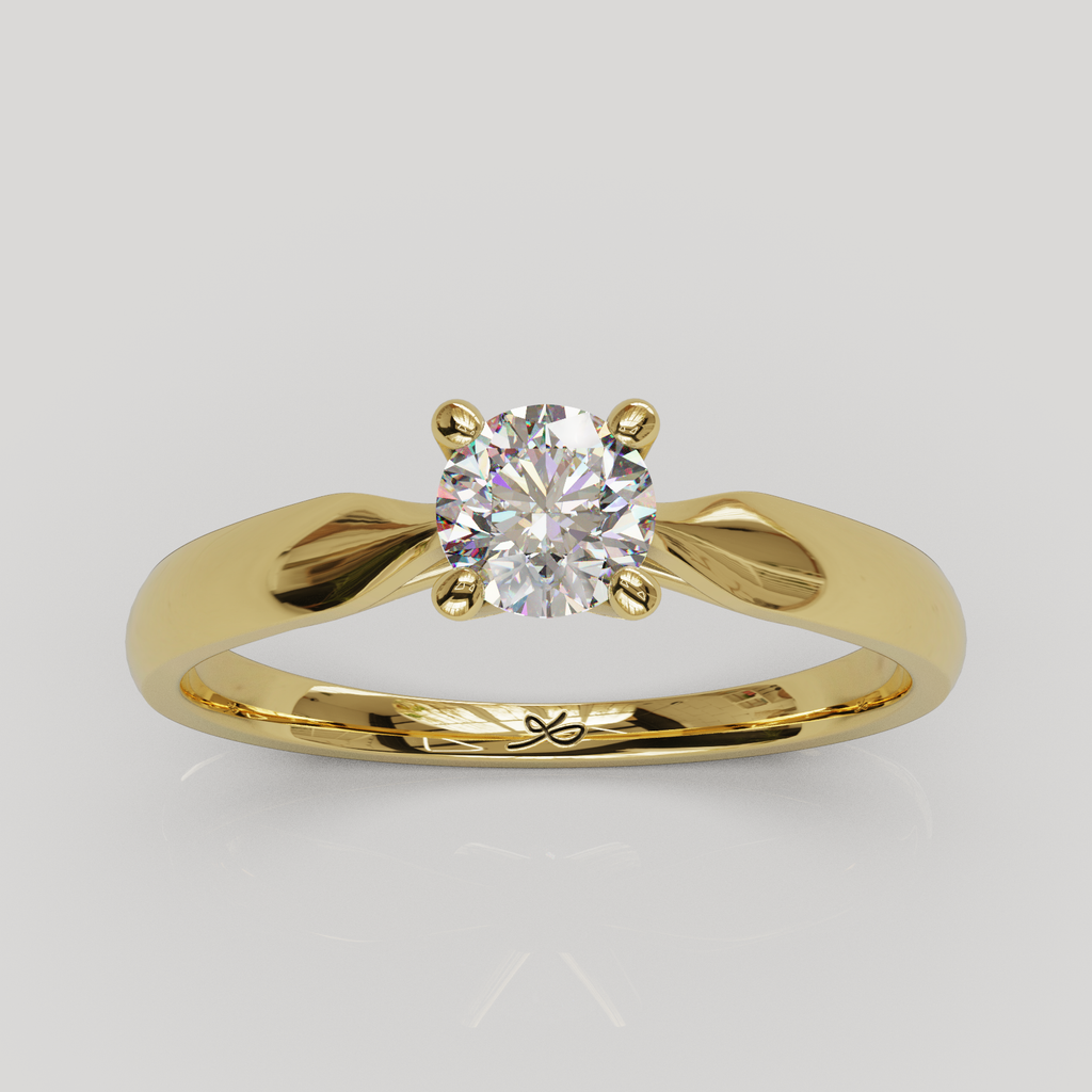 Anillo de compromiso soltiario Ziren