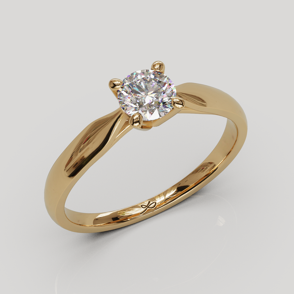 Anillo de compromiso soltiario Ziren