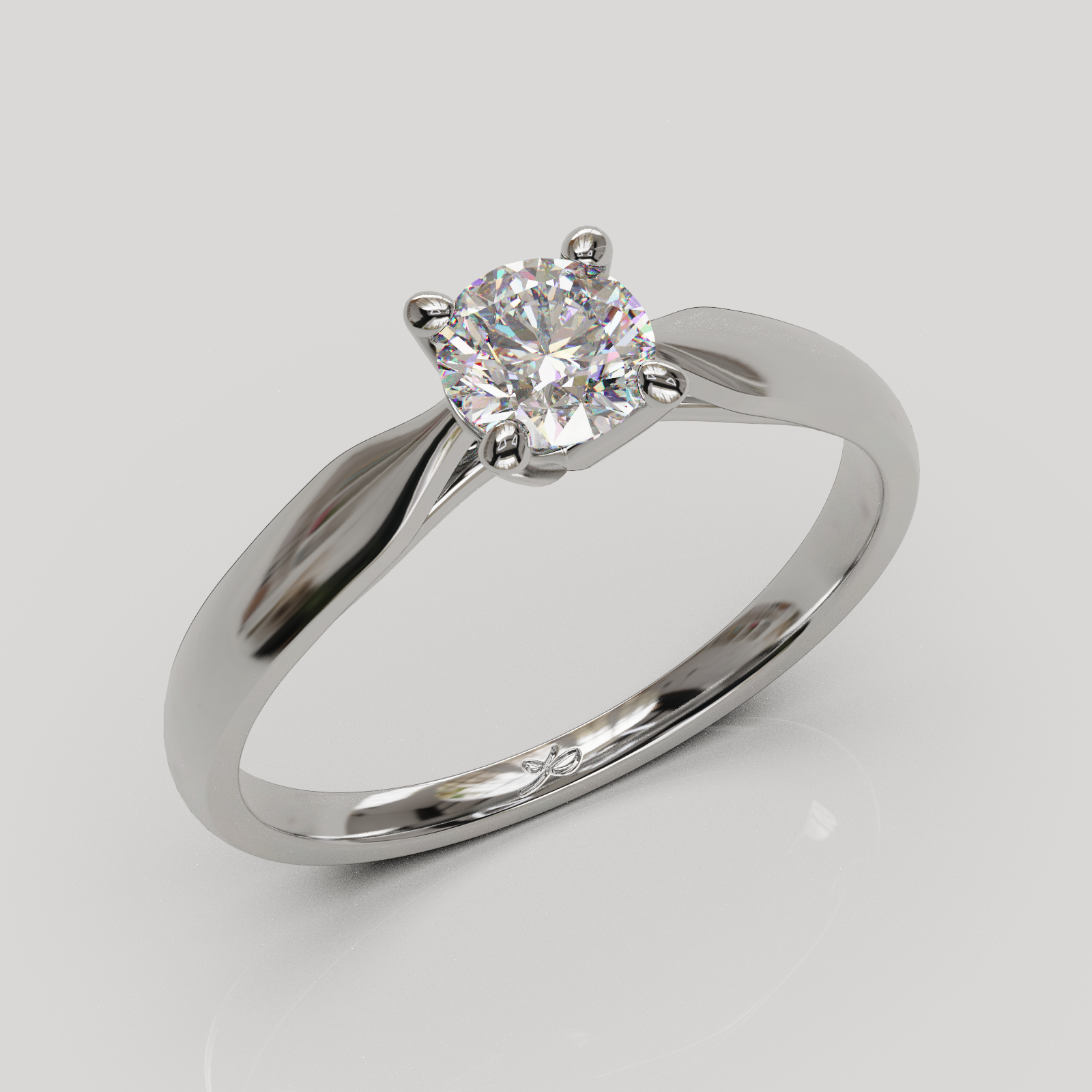 Anillo de compromiso soltiario Ziren