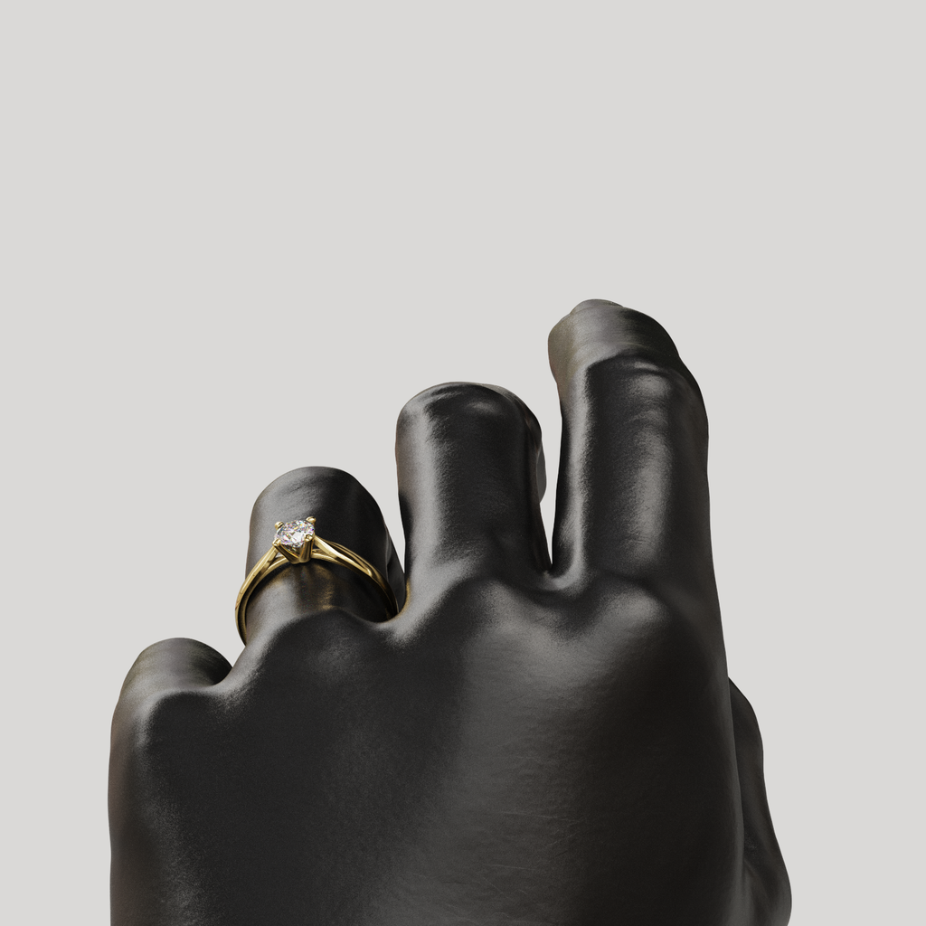 Anillo de compromiso soltiario Ziren