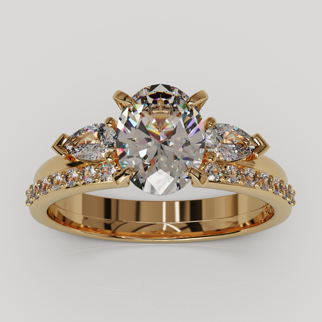 Anillo Alivine oro rosa 18K