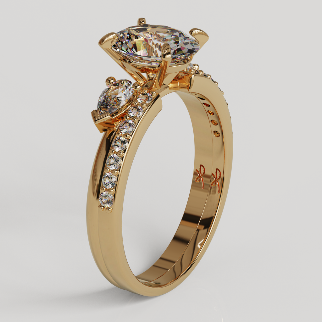 Anillo Alivine oro rosa 18K