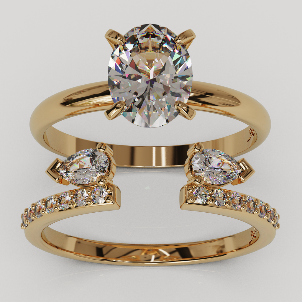 Anillo Alivine oro rosa 18K