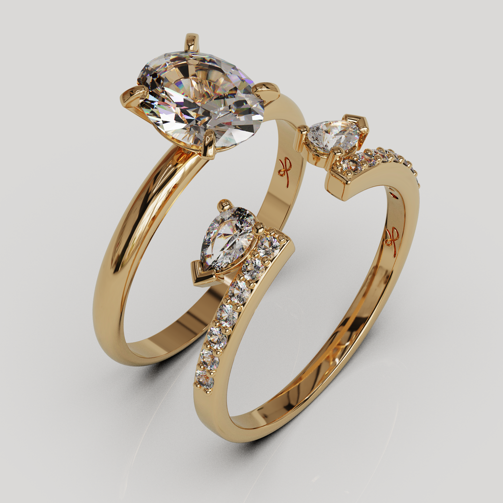 Anillo Alivine oro rosa 18K