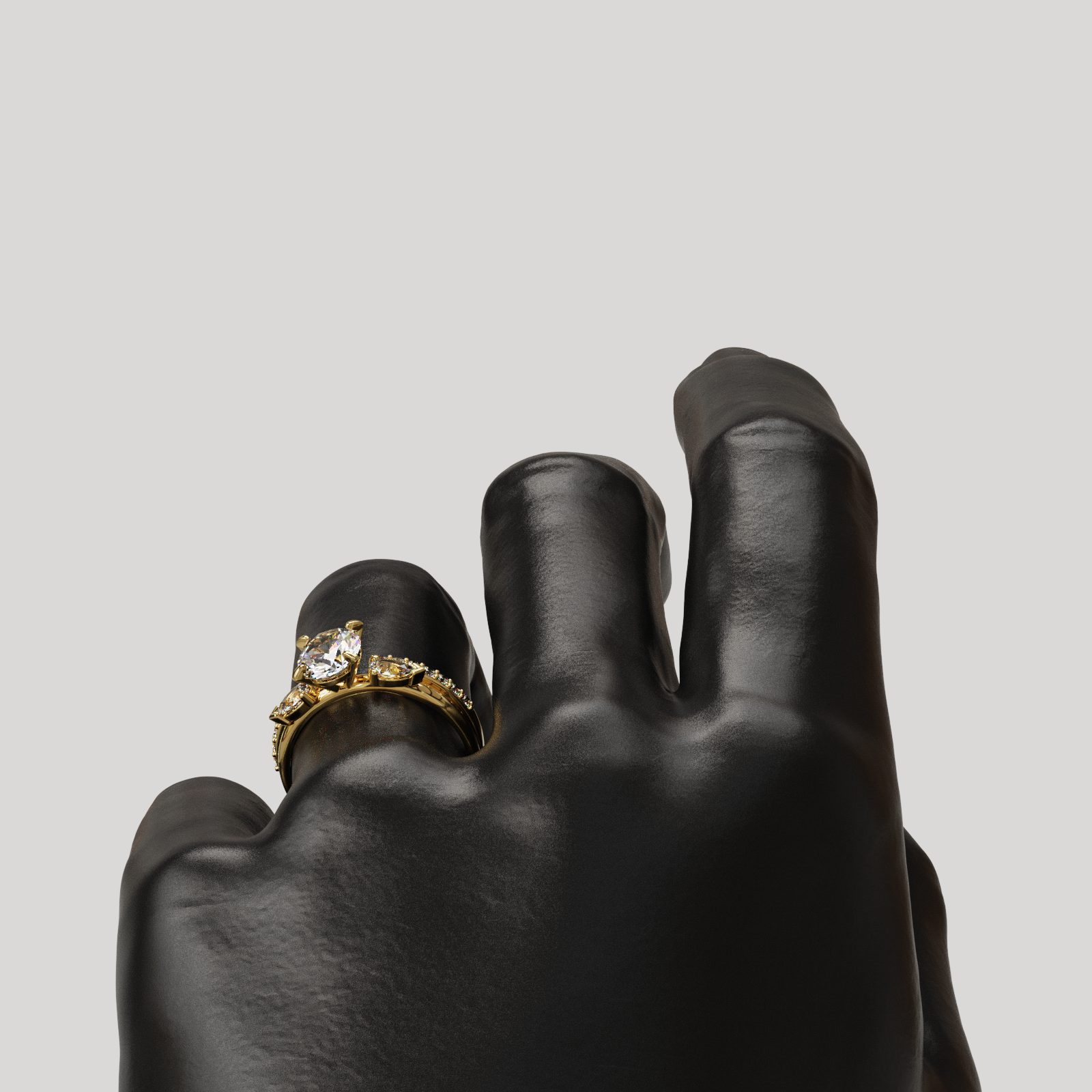 Anillo Alivine oro amarillo 18K